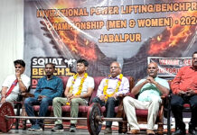 ओएफके जबलपुर में राज्य स्तरीय पावरलिफ्टिंग एवं बेंच प्रेस प्रतियोगिता का आयोजन