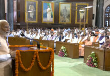 एनडीए के नेता नरेन्द्र मोदी रविवार की शाम को लेंगे प्रधानमंत्री पद की शपथ