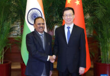भारत और चीन के विशेष प्रतिनिधियों की बैठक: संबंधों को सुधारने के आगे के उपायों पर हुई चर्चा