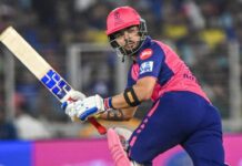 IPL 2025 के पहले तीन मैचों के लिए राजस्थान रॉयल्स की कप्तानी करेंगे रियान पराग