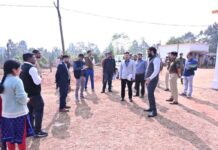 राष्ट्रपति द्रौपदी मुर्मू के प्रस्तावित आगमन की तैयारी के संबंध में कलेक्टर एवं एसएसपी ने आगडीह का किया निरीक्षण