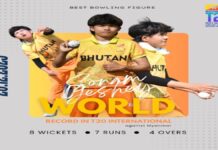सोनम येशे ने रचा इतिहास, टी-20 क्रिकेट में 8 विकेट लेने वाले पहले गेंदबाज बने