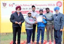 ऑल इंडिया रेलवे गोल्फ चैंपियनशिप में बरेका का दमदार प्रदर्शन