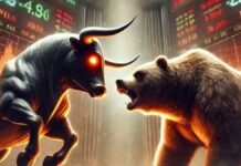 शुरुआती कारोबार में शेयर बाजार पर दबाव, सेंसेक्स और निफ्टी में मामूली गिरावट