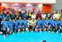 नेशनल वॉलीबॉल में महिला और पुरुष दोनों टीमों ने प्ले-ऑफ में मारी बाजी
