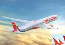 एयर इंडिया का पहला लाइन फिट बोइंग 787-9 ड्रीमलाइनर विमान……