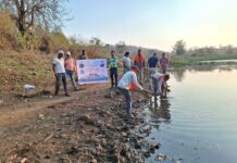 जल गंगा संवर्धन अभियान के तहत कुंडम विकासखंड में जल चौपाल और श्रमदान का आयोजन