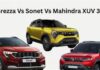 SUV Comparison Shorts: महिंद्रा XUV 3XO vs मारुति ब्रेजा – इंजन, कीमत और फीचर्स में कौन बेस्ट? SUV Comparison Shorts: Mahindra XUV 3XO vs Maruti Brezza – Which one is the best in terms of engine, price and features?