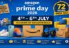 Amazon Prime Day 2026 72 घंटे की मेगा सेल, मिलेंगे बड़े Offer ,जाने यहाँ Amazon