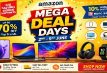 Amazon Mega Deal सेल में धमाका, गैजेट्स पर छप्परफाड़ Offer Amazon Mega Deal Days