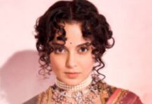 भारत भाग्य विधाता लॉन्च में Kangana Ranaut का जलवा , कांजीवरम साड़ी ने बटोरी सुर्खियां Kangana Ranaut