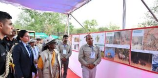 President Murmu ने किया चीता कमांड कंट्रोल सेंटर का भ्रमण, चीता प्रदर्शिनी भी देखी President Murmu