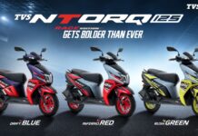 TVS Ntorq 125 हुआ नए अंदाज में Launch ,मिले नए रंग, स्मार्ट फीचर्स और स्पोर्टी लुक TVS Ntorq 125