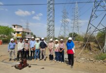 MP Transco के ट्रैनी जूनियर इंजीनियर्स को कराई गई फील्ड विजिट MP Transco