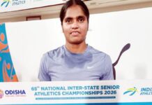 65th National अंतर्राज्यीय सीनियर एथलेटिक्स चैंपियनशिप में नितिका आकरे ने जीता कांस्य पदक 65th National