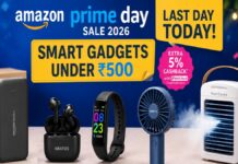 Amazon Prime Sale के आखिरी दिन ₹500 के बजट में खरीदें ये स्मार्ट गैजेट्स Amazon Prime Day Sale 2026