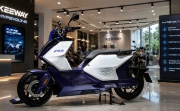 धांसू EV आया भाई! Keeway Hypevolt-R मचा देगा तहलका Keeway Hypevolt-R