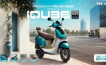 MillionR बैजिंग और नई सीट, TVS के इस iQube पर फिदा होंगे ग्राहक TVS iQube MillionR Special Edition