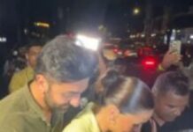रणबीर ने भीड़ में थामा आलिया का हाथ, कपल की तस्वीरों पर फैंस ने बरसाया प्यार Ranbir